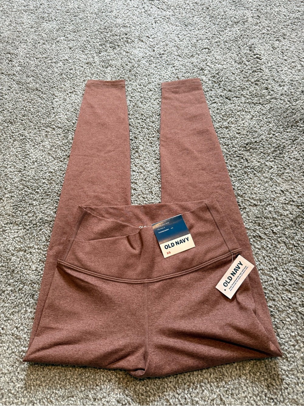 Old Navy Extra High Rise 7/8 Ankle Cloudcomfy Cross Waist Leggings Ankle XS NWT - Picture 6 of 8